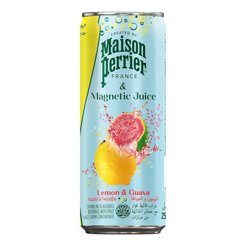 Maison Perrier Slim Can Guava Lemon 250Ml | Carbonated drinks Maison Perrier Slim Can Guava Lemon 250Ml | Carbonated drinks