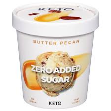 Keto Pint Ice Cream Butter Pecan Cup 473Ml