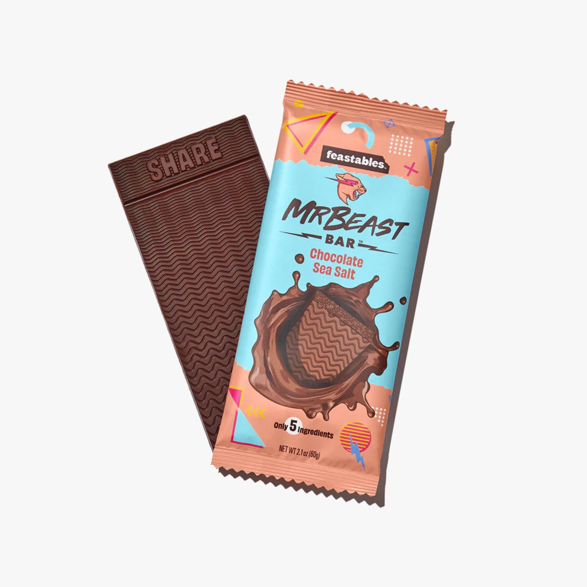 Mr Beast Bar Chocolate Seasalt 60G | Protein Bars Mr Beast Bar Chocolate Seasalt 60G | Protein Bars