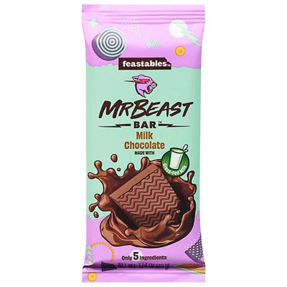 Mr Beast Bar Milk Chocolate 35G | Protein Bars