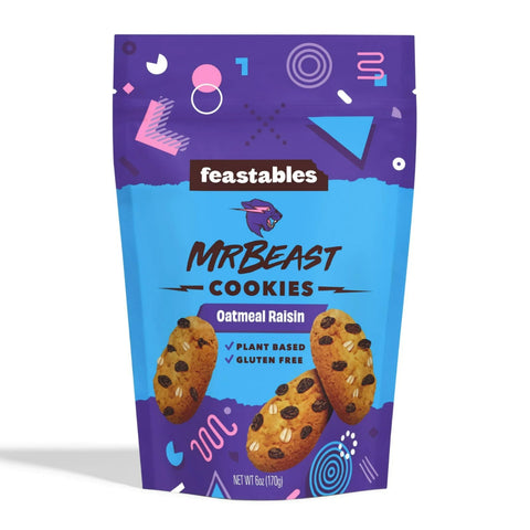 Mr Beast Cookies Oatmeal Raisin 170G