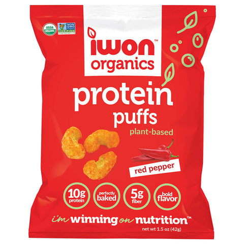 Iwon Organics protein Puffs Red Pepper 42G