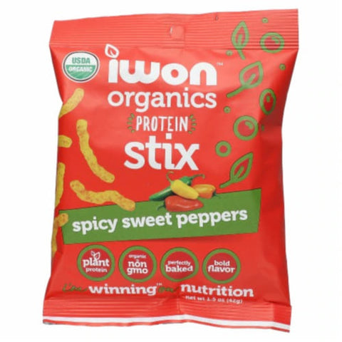 Iwon Organic protein Stix Spicy Sweet Peppers 42g