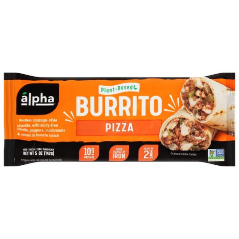 Alpha Foods Plant Based Burrito Pizza 142G