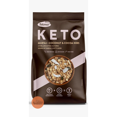 Tekmar Keto Muesli Coconut & Cocoa Nibs 200g