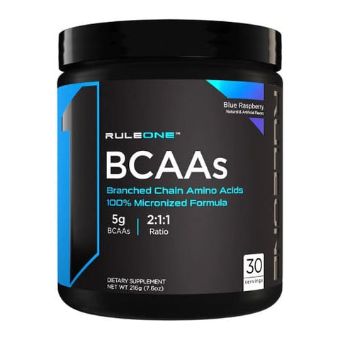 Rule 1 bcaa 30 Serv Blue Raspberry 216g