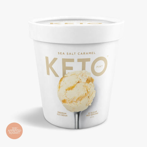 Keto Pint Ice Cream Sea Salt Caramel Cup 473Ml