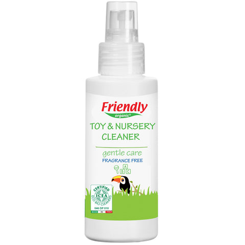 Friendly Organic 100Ml Fragrance Free Toy & Nursery Cleaner, Clear