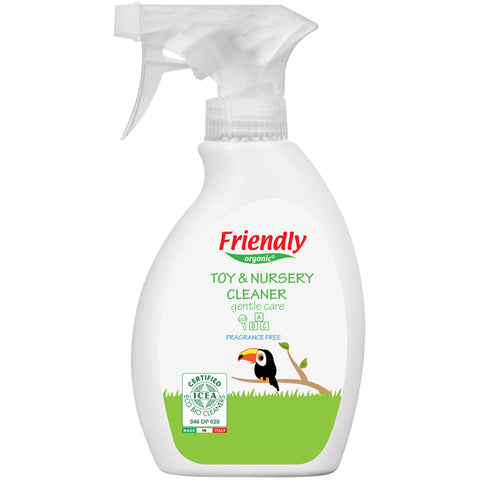 Friendly Organic 250Ml Fragrance Free Toy & Nursery Cleaner, Clear