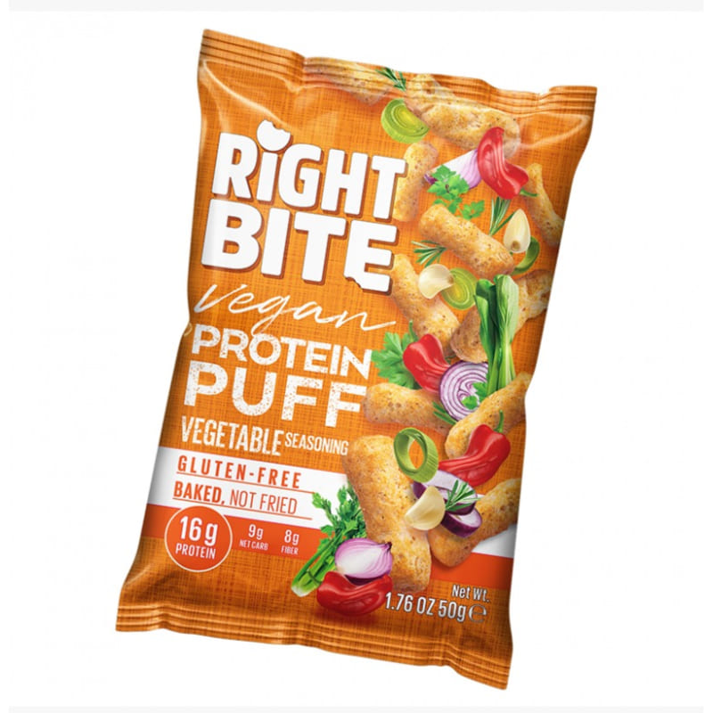 Right Bite protein Puff Veggie Mix 50 Gr | Protein Chips Right Bite protein Puff Veggie Mix 50 Gr | Protein Chips