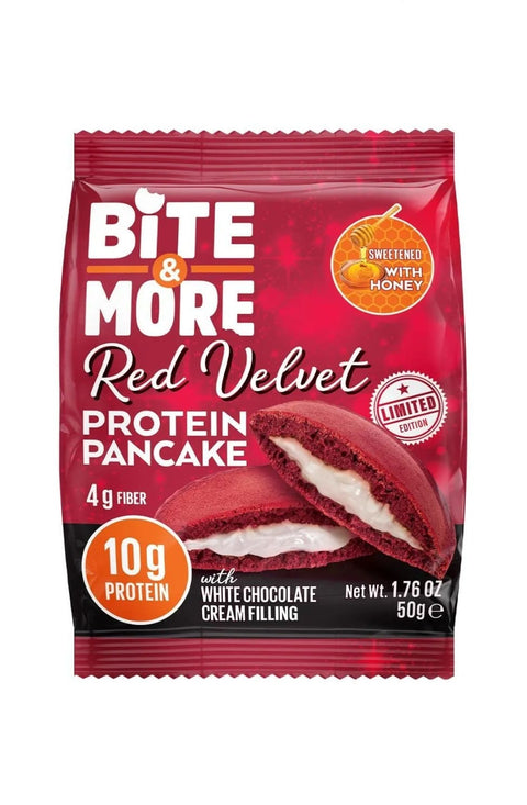 Bite & More protein Pancake Red Velvet 50gr