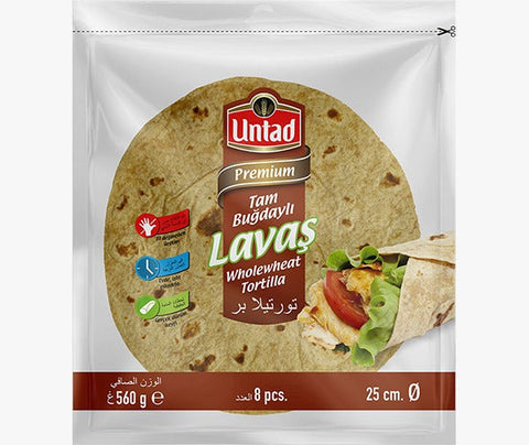 Untad Wholewheat Tortilla (25 Cm) - 560G