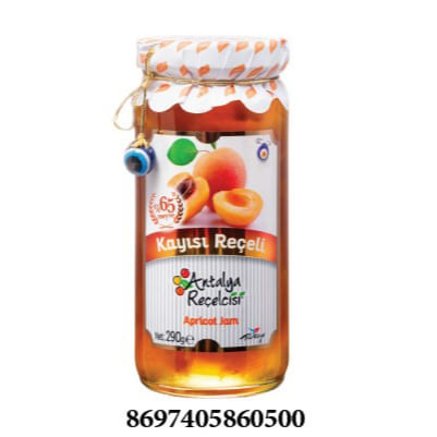 Antalya Recelcisi Apricot Jam 65% Fruits