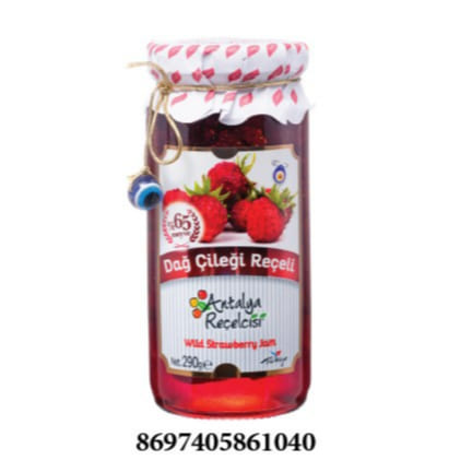 Antalya Recelcisi Wild Strawberry Jam 65% Fruits | Spreads, Jams, Honey