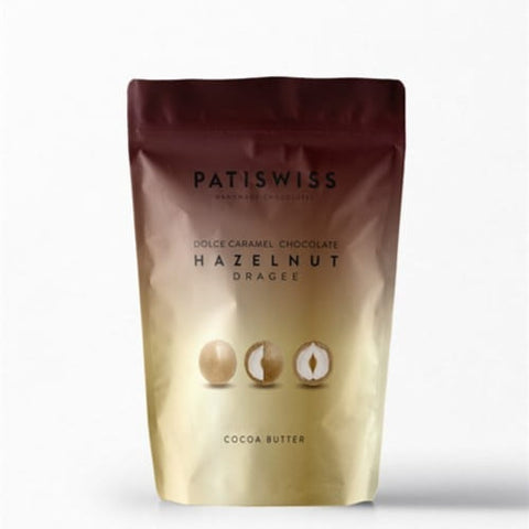 Patiswiss Dolce Caramel Chocolate Hazelnut Dragee 80 G