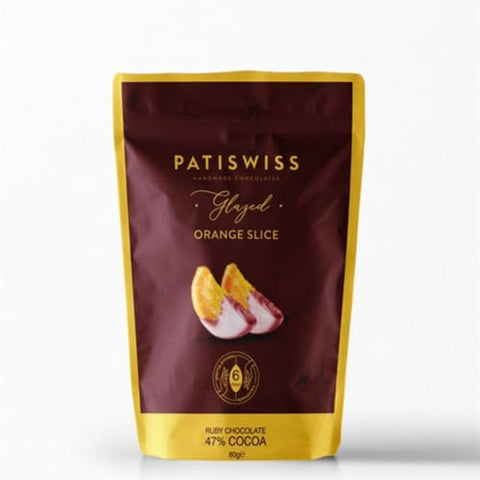 Patiswiss Ruby Chocolate Orange Slice 80G