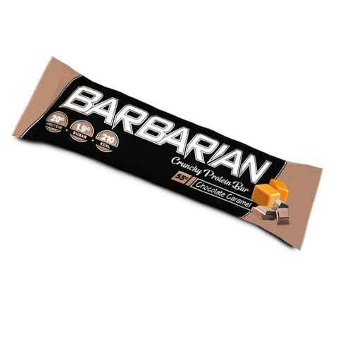 Barbarian Crunchy protein Bar Chocolate Caramel 55G