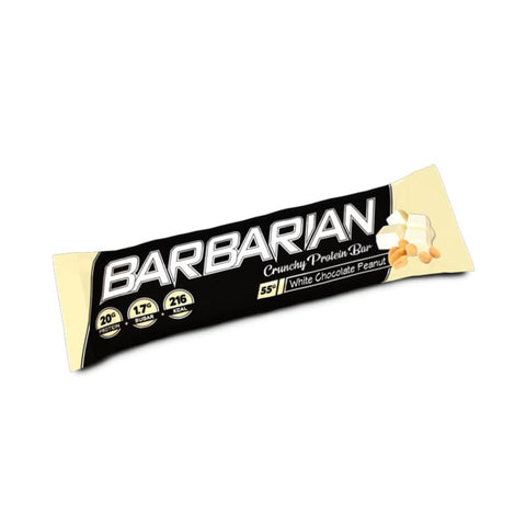 Barbarian Crunchy protein White Chocolate Peanut 55G