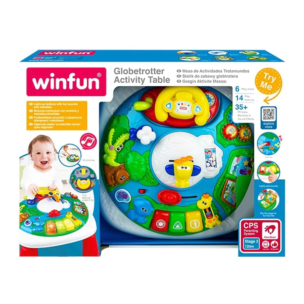 Winfun - Globetrotter Activity Table | Pre-School Winfun - Globetrotter Activity Table | Pre-School