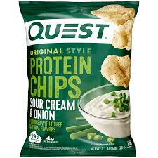 Quest - Protein Chips Sour Cream & Onion 32Gm