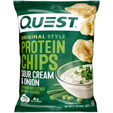 Quest Protein Chips Sour Cream & Onion 32Gm | Chips Quest Protein Chips Sour Cream & Onion 32Gm | Chips