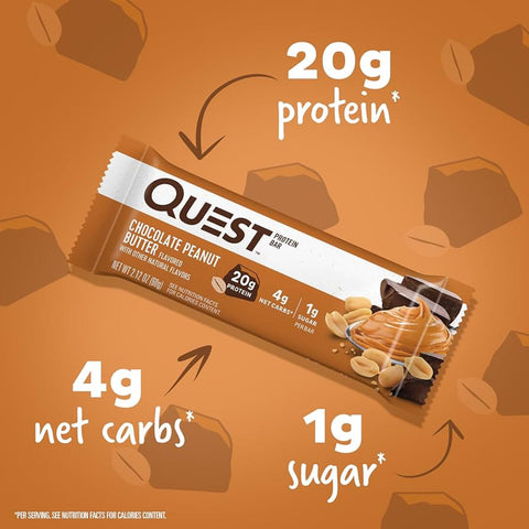 Quest Bar Chocolate Peanut Butter 60g