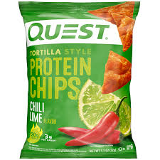 Quest- Protein Tortilla Chips Chilli Lime 32Gm