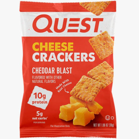 Quest Cheese Crackers Cheddar Blast 30G