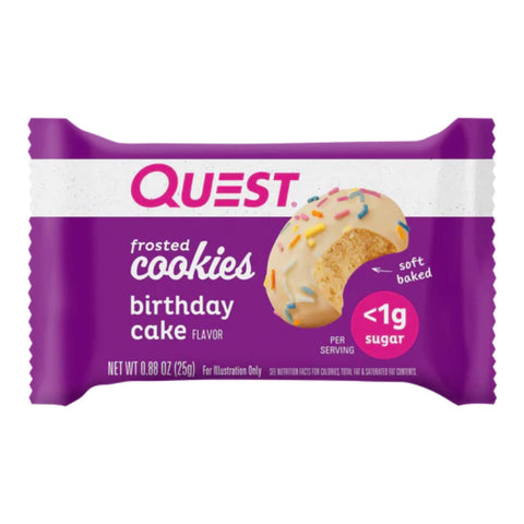 Quest Frosted Cookies Birthday Cake 25g