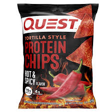 Quest Tortilla Style Protein Chips–Hot & Spicy 32Gm