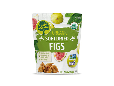 Happy Village Organic Soft Figs 198G