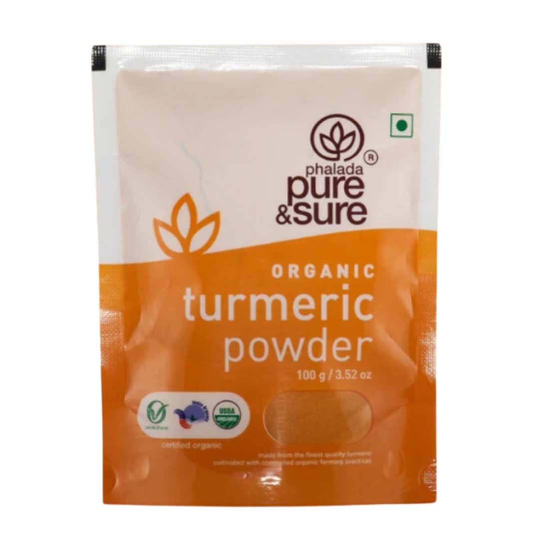 Pure and Sure Organic Turmaric Powder-100Gms | Herbs and Spices Pure and Sure Organic Turmaric Powder-100Gms | Herbs and Spices