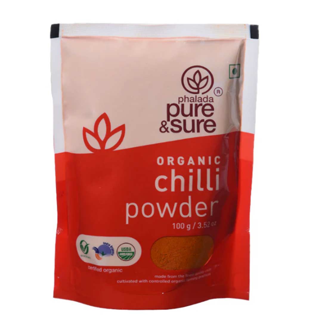Pure and Sure Chilli Powder (Byadagi)-100Gms | Herbs and Spices Pure and Sure Chilli Powder (Byadagi)-100Gms | Herbs and Spices