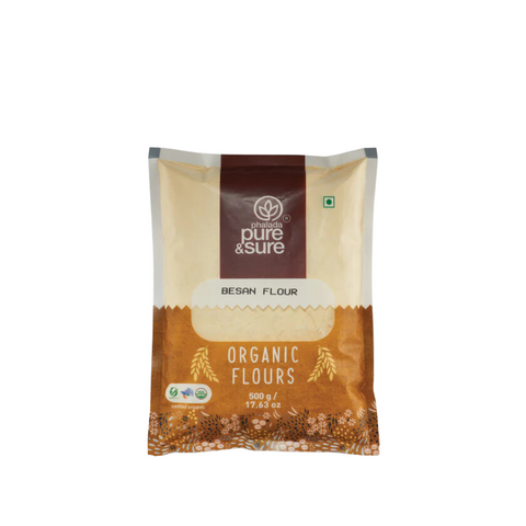 Pure and Sure  Organic Besan Flour-500Gms