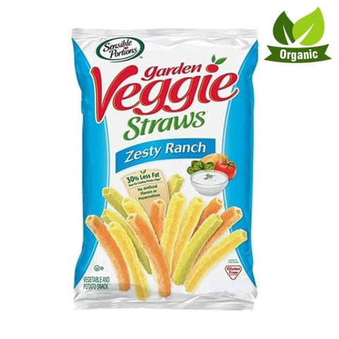 Sensible Portion- Garden Veggie Straws- Zesty Ranch (120g)