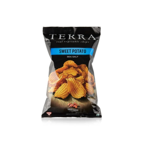 Reg.Terra Chips Crinkle Sweet Potato Sea Salt 120g Regular