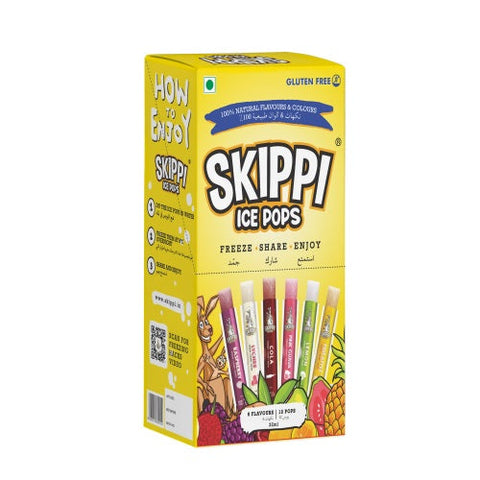 Skippi Ice Pops Assorted 12x32 Ml