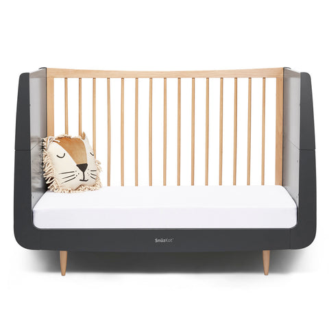 Snuzkot Skandi Cot Bed (Slate Natural)