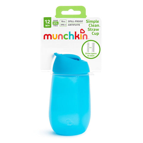 Munchkin - Simple Clean Straw Cup 10Oz (Blue)