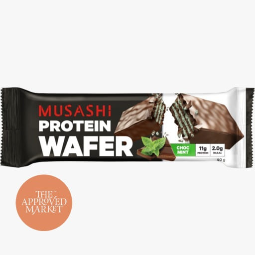 Musashi - protein Wafer Choc Mint 40g | Protein Snacks Musashi - protein Wafer Choc Mint 40g | Protein Snacks