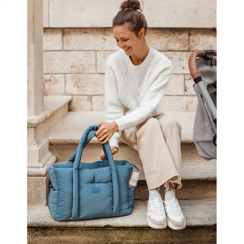 Beaba Puffy Paris Changing Bag (Blatic Blue)