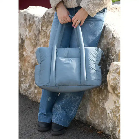 Beaba Puffy Paris Changing Bag (Blatic Blue)