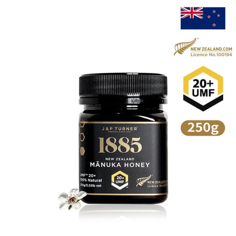 J And P 1885 Manuka Honey Umf 20Plus 250G