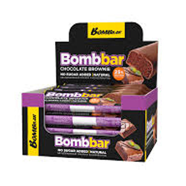 Bombbar Glazed Bar Chocolate Brownie 40G | Bars Bombbar Glazed Bar Chocolate Brownie 40G | Bars