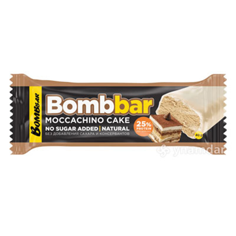 Bombbar Glazed Bar Moccachino Cake 40G | Bars Bombbar Glazed Bar Moccachino Cake 40G | Bars
