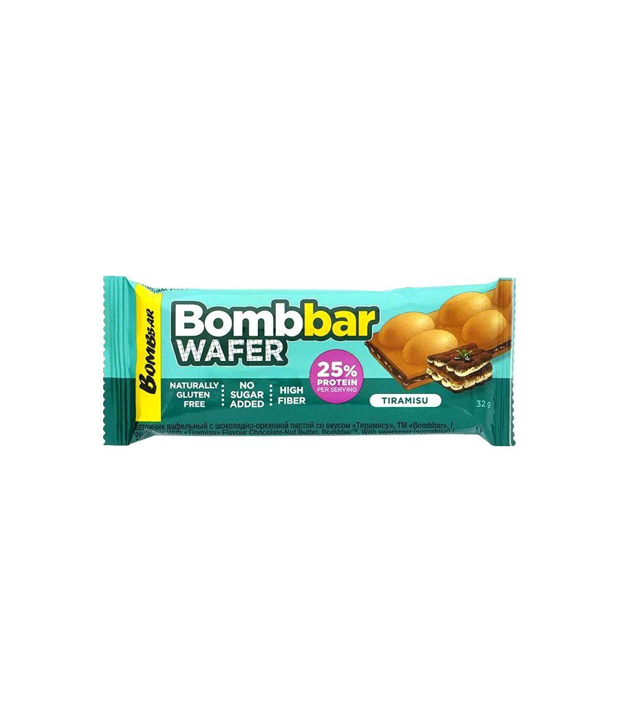 Bombbar Wafer Bar Tiramisu 32g | Wafers Bombbar Wafer Bar Tiramisu 32g | Wafers