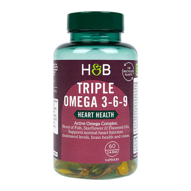 H&B Triple Omega 3-6-9 60 Capsules | Kulud Pharmacy