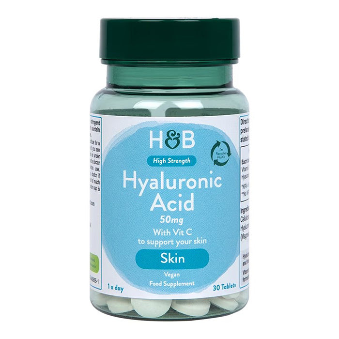 H&B Hyaluronic Acid 50mg 30 Tablets | Hair Skin & Nails