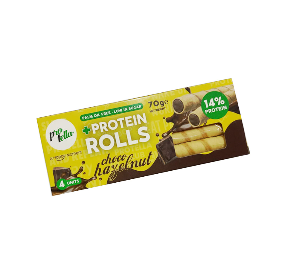 Protella Protein Rolls Original Choc Hazelnut 70G | Protein Snacks Protella Protein Rolls Original Choc Hazelnut 70G | Protein Snacks