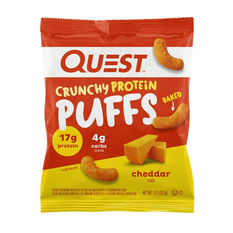 كوِست بفس بروتين بطعم الجبن الشيدر ‎28.5 جم